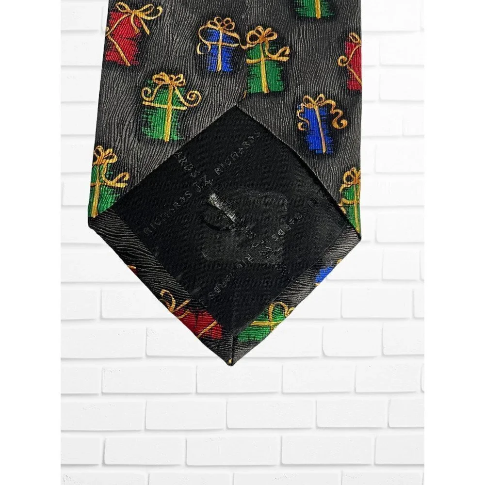 5/$25 J.Z. Richards Mens Necktie 100%‎ Silk Novelty Christmas Holiday Gift